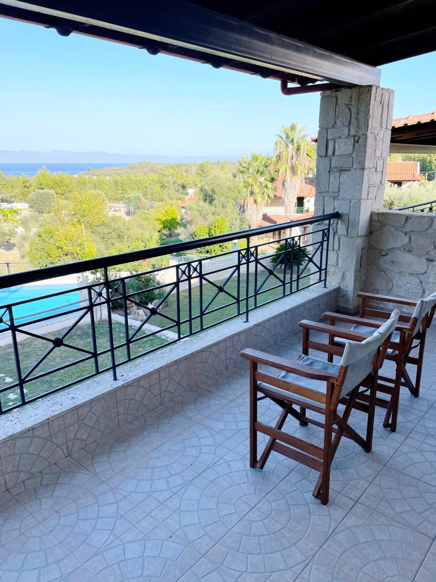 Mikael Pool Villa Paliouri Exterior foto